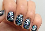 20 Broken and Shattered Glass Nail Art Trend 2016