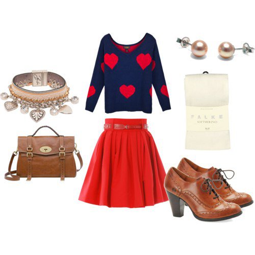 Casual Polyvore Outfits 2016 For Valentine's Day