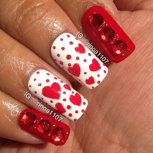  Valentine's Day 2016 Nail Art Designs from Instagram