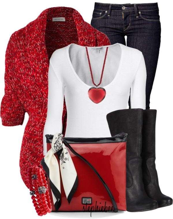 Casual Polyvore Outfits 2016 For Valentine's Day
