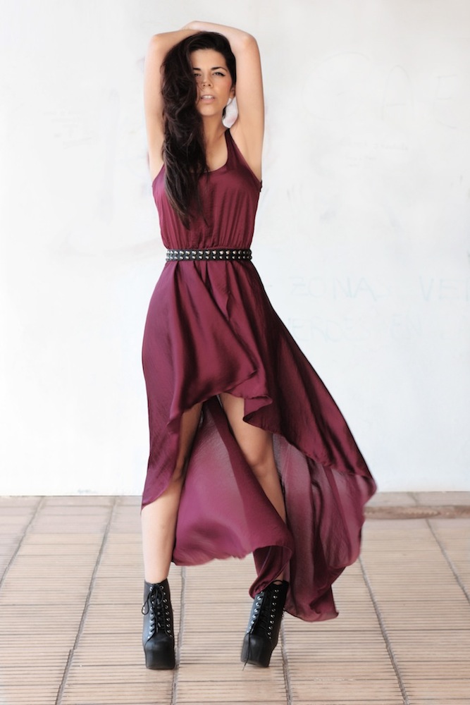 stylish asymetric dress