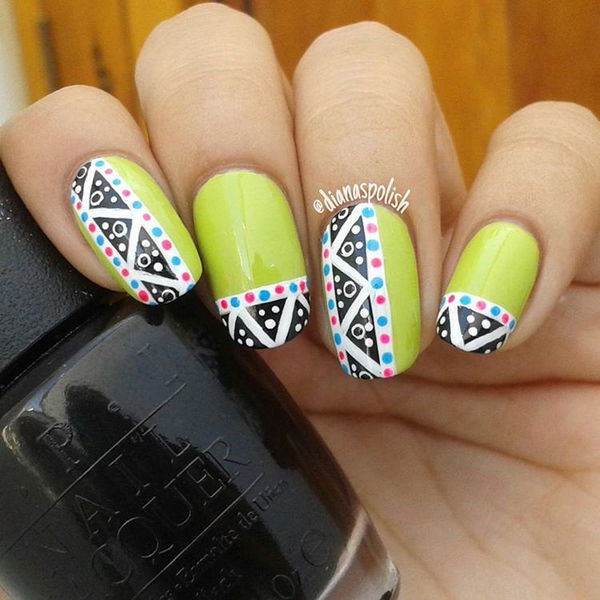 green-aztec-nail-art-design-6